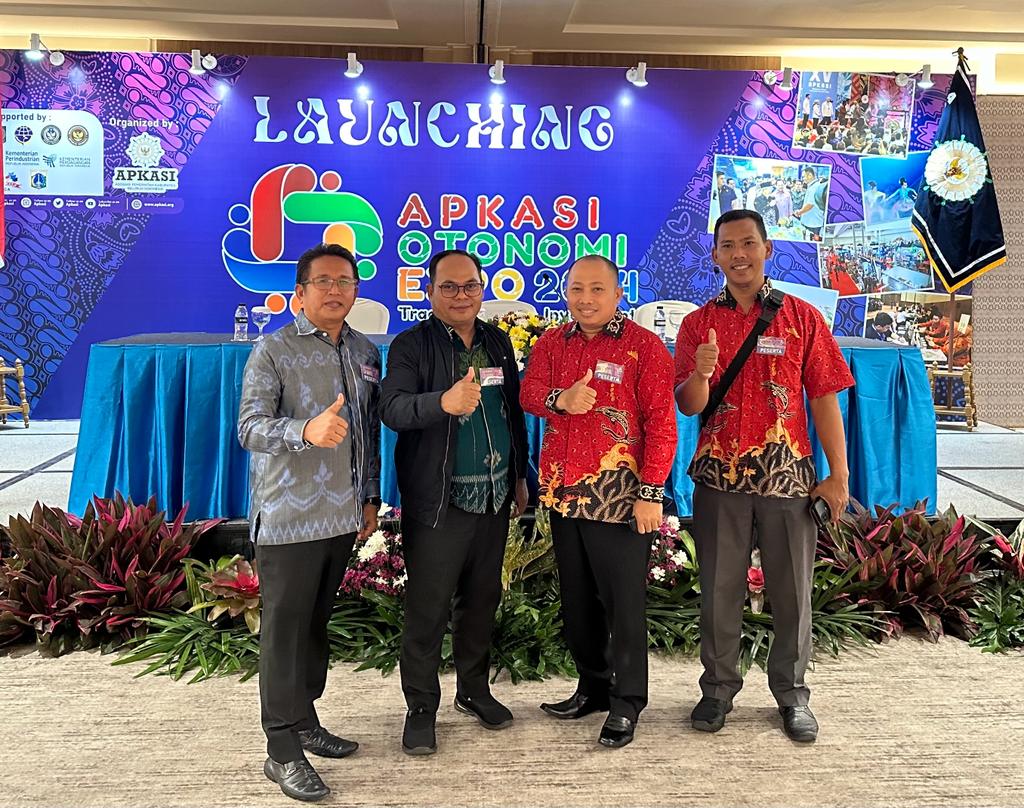 Diskoperindag Tanbu Hadiri Launching Apkasi Otonomi Expo 2024