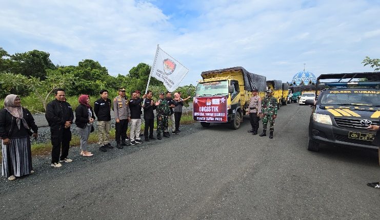 KPU Tanbu Mulai Distribusikan Logistik Pemilu Ke Kecamatan