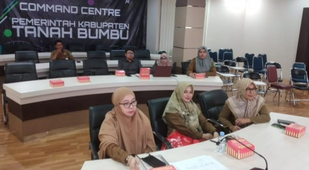 Pemkab Tanbu Ikuti Rakoor Pengendalian Inflasi Daerah Jelang Ramadhan