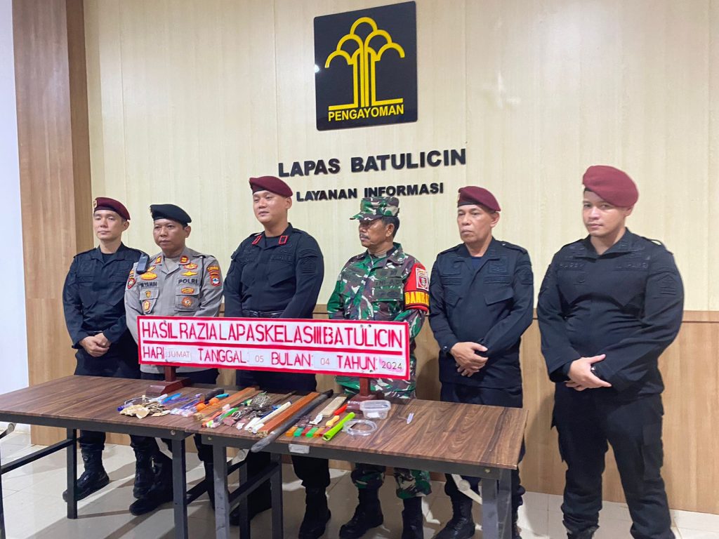 Razia Di Lapas Batulicin, Petugas Temukan Benda Ini ?