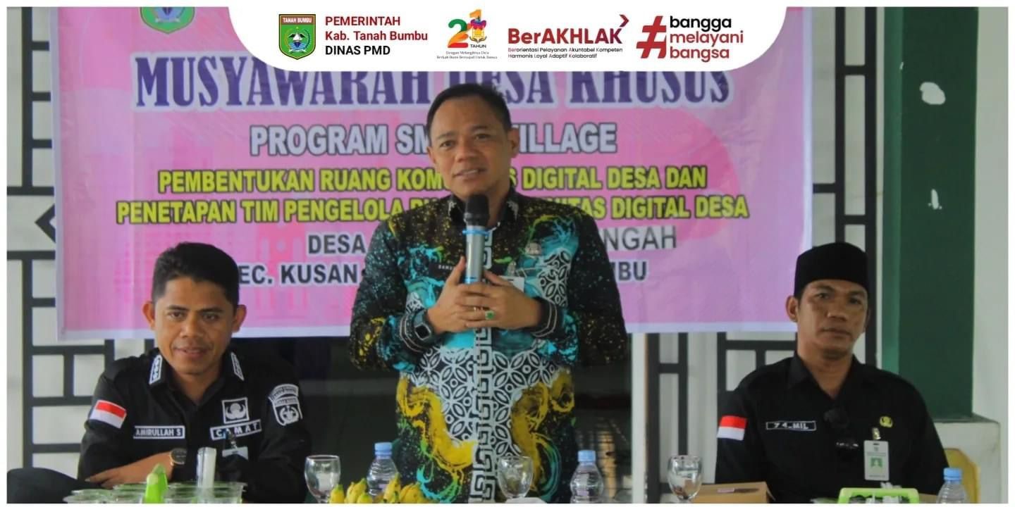 Terkoneksi, 40 Desa di Kabupaten Tanah Bumbu Menjadi Desa Digital