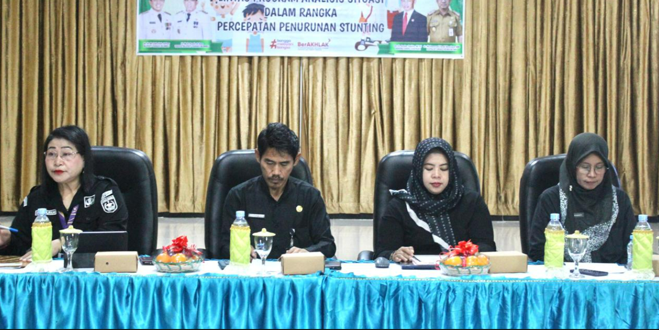 Temu Lintas Sektor Program Analisis Situasi Percepatan Penurunan Stunting di Tanah Bumbu