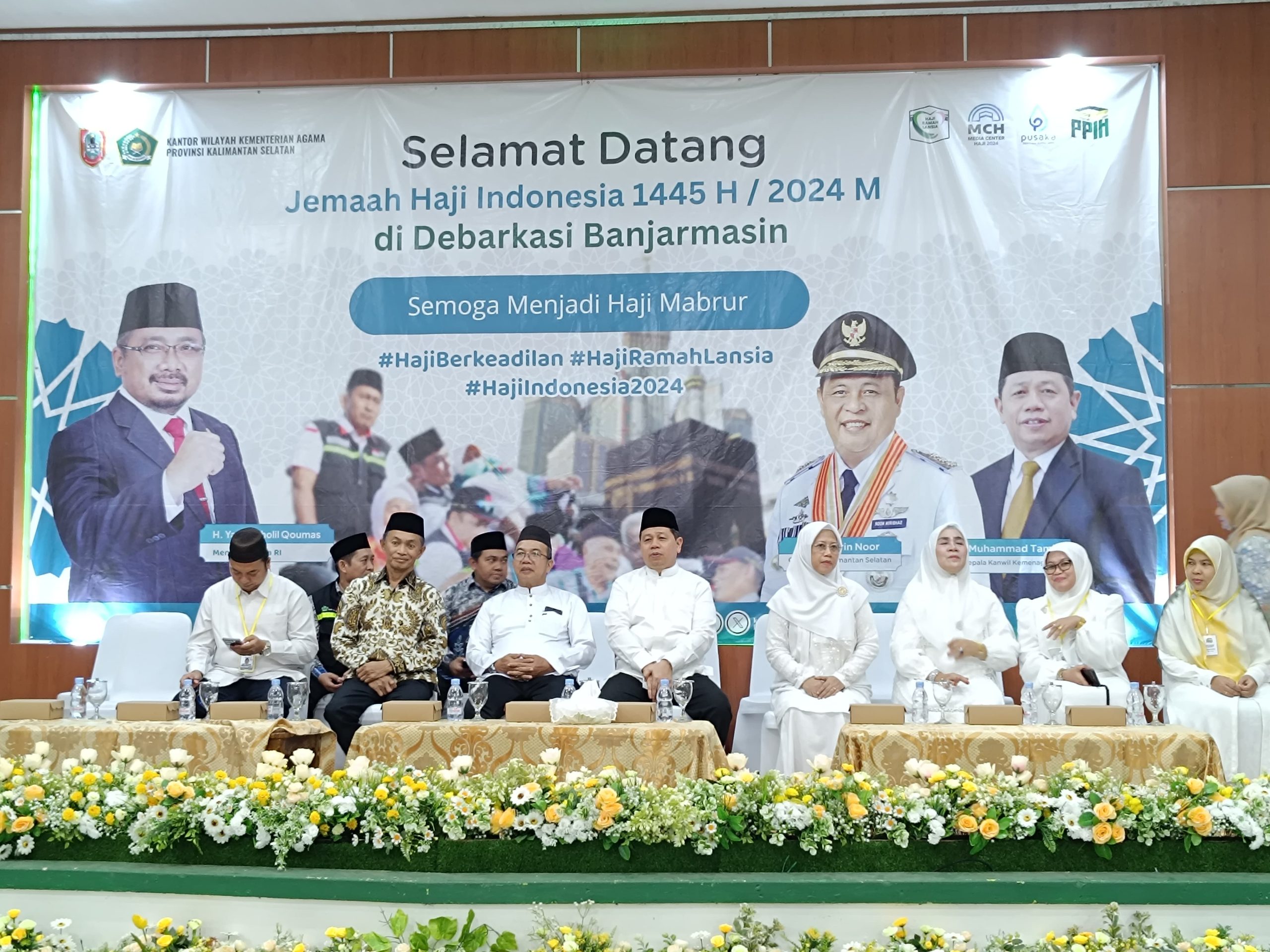 Alhamdulillah Jamaah Haji Asal Tanah Bumbu Tiba di Asrama Haji