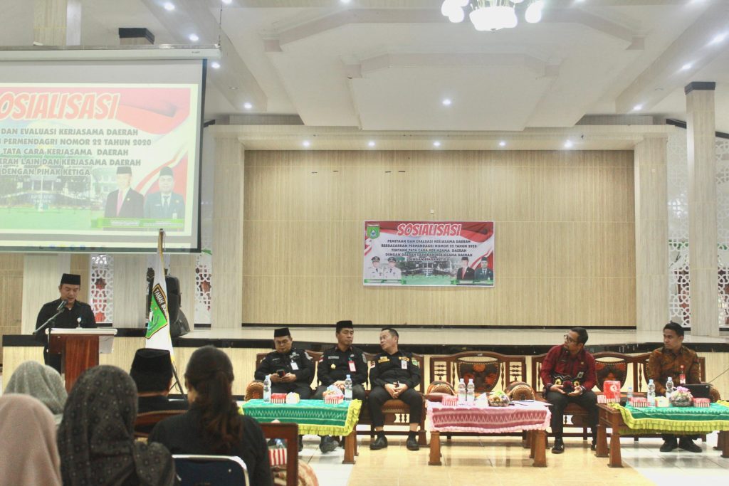 Sosialisasikan Pemetaan dan Evaluasi Kerjasama Daerah