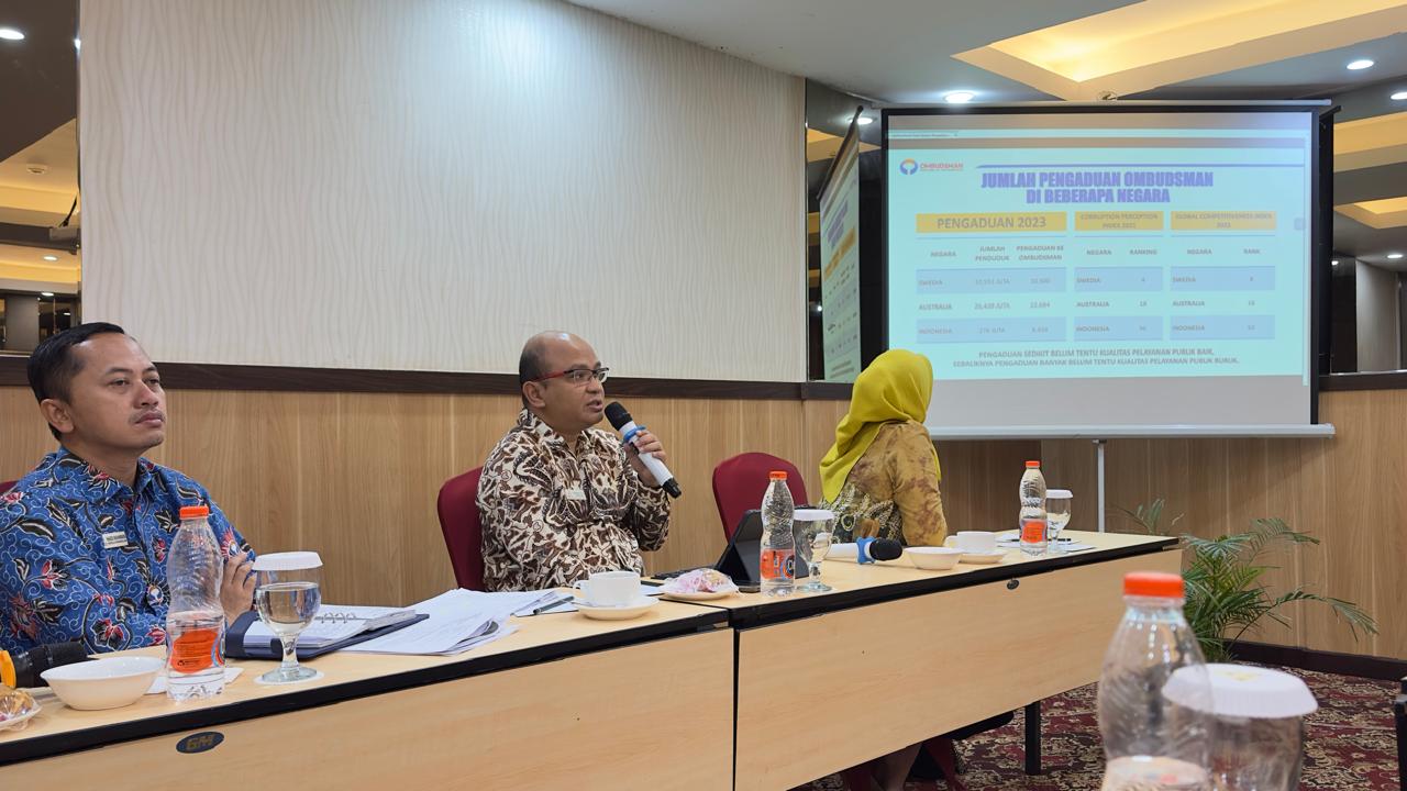 Ombudsman RI Gelar Diskusi Evaluasi dan Optimalisasi SP4N Lapor di Banjarmasin
