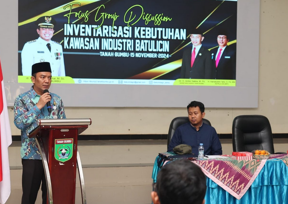 Pemkab Tanah Bumbu Gelar FGD Inventarisasi Kebutuhan Kawasan Industri Batulicin