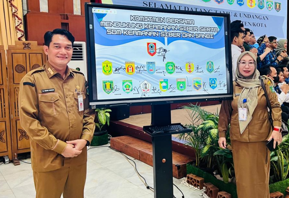 Hadiri Launching CSIRT, Pemkab Tanah Bumbu Tandatangani Komitmen Dukung Keamanan Siber