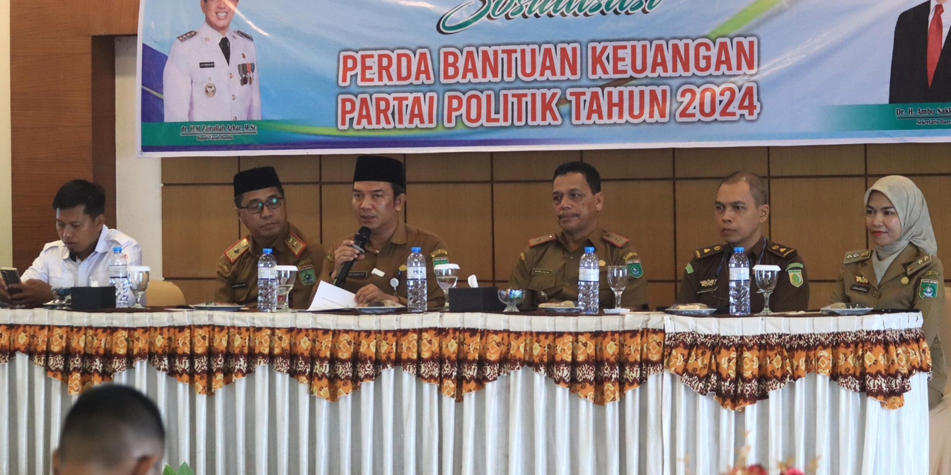 Pemkab Tanah Bumbu Sosialisasikan Perda Bantuan Keuangan Partai Politik