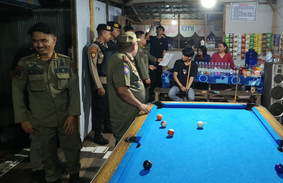 Pemkab Tanbu Tertibkan THM di Kecamatan Simpang Empat