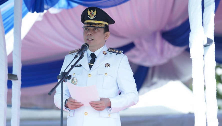 Peringati Hari Otonomi Daerah Ke-29, Bupati Andi Rudi Latif Jadi Inspektur Upacara