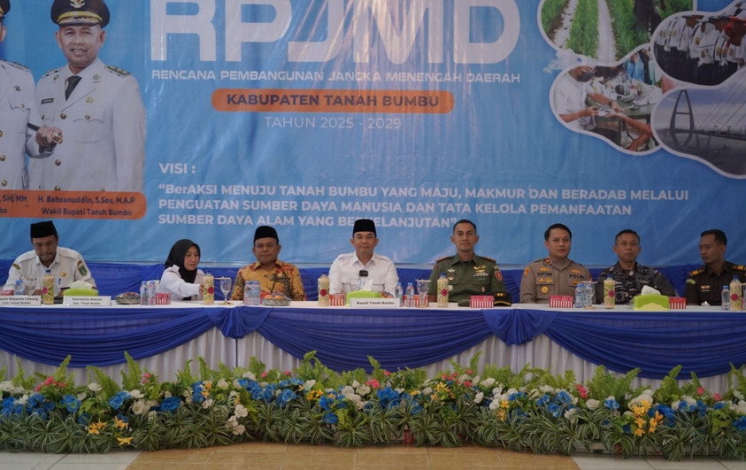 Bupati Tanah Bumbu : RPJMD 2025-2029 Tegaskan Visi Tanah Bumbu Maju, Makmur, dan Beradab