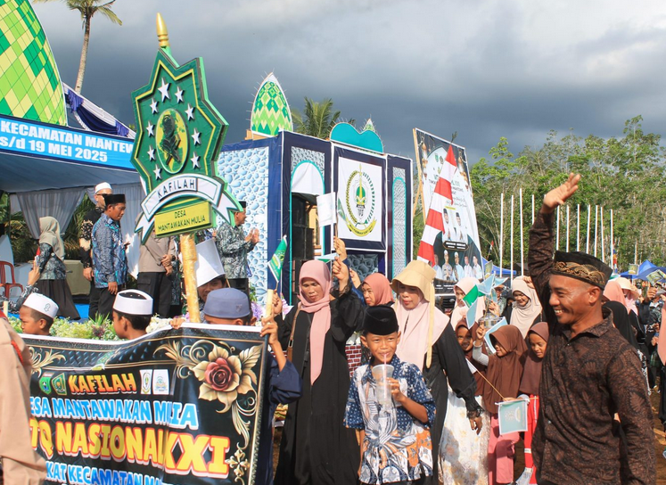 Meriah MTQ ke-XXI Tingkat Kecamatan Mantewe