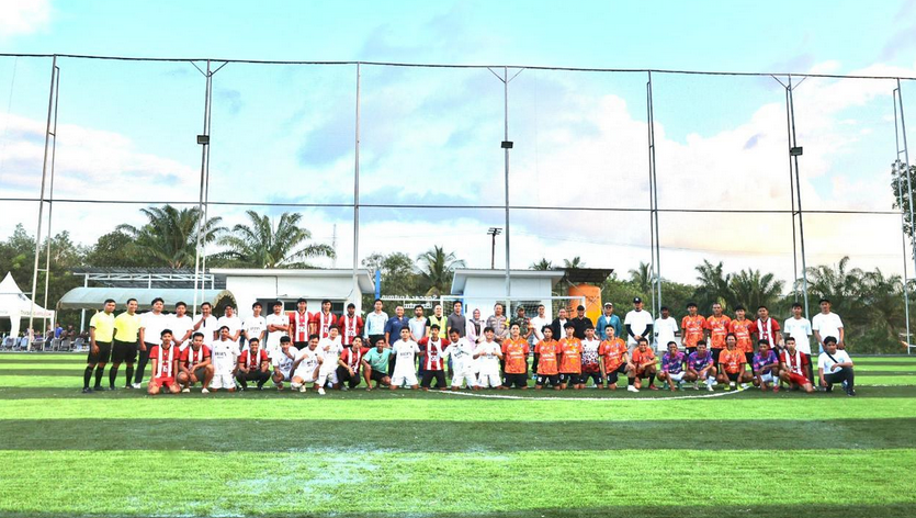 Disbudporpar Tanbu Buka Turnamen Minisoccer Basatu Cup 2025