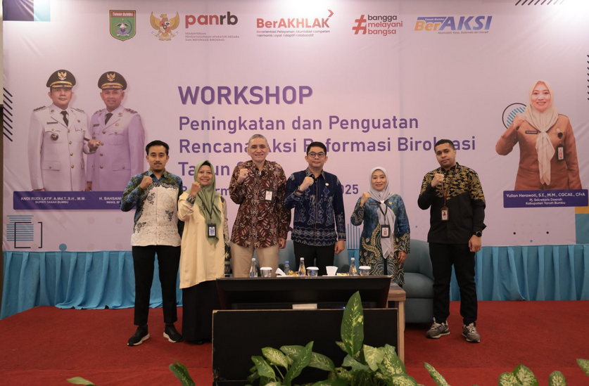 Bupati Andi Rudi Latif Buka Workshop Peningkatan dan Penguatan Rencana Aksi Reformasi Birokrasi Tahun 2025