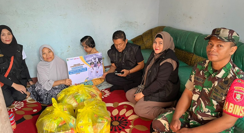 Pemkab Tanbu Bansos Permakanan Untuk Disabilitas dan Lansia Terlantar