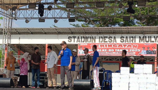 Aksi Sinergitas Merah Putih di Kecamatan Sungai Loban, di Kemas Berbagai Macam Pelayanan Publik