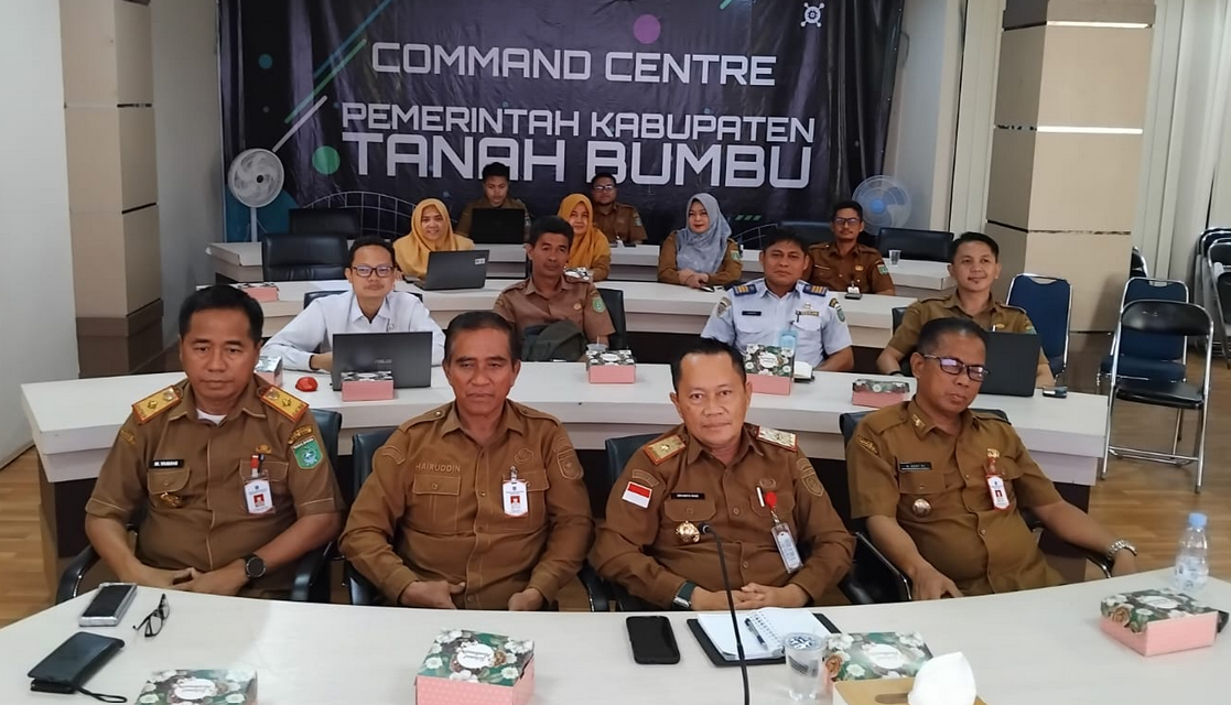 Pemkab Tanbu Ikuti Rakor Pengendalian Inflasi Daerah