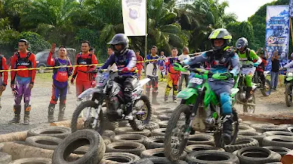 450 Rider Ramaikan Trabas Explore Pulau Laut 2026 Sukses