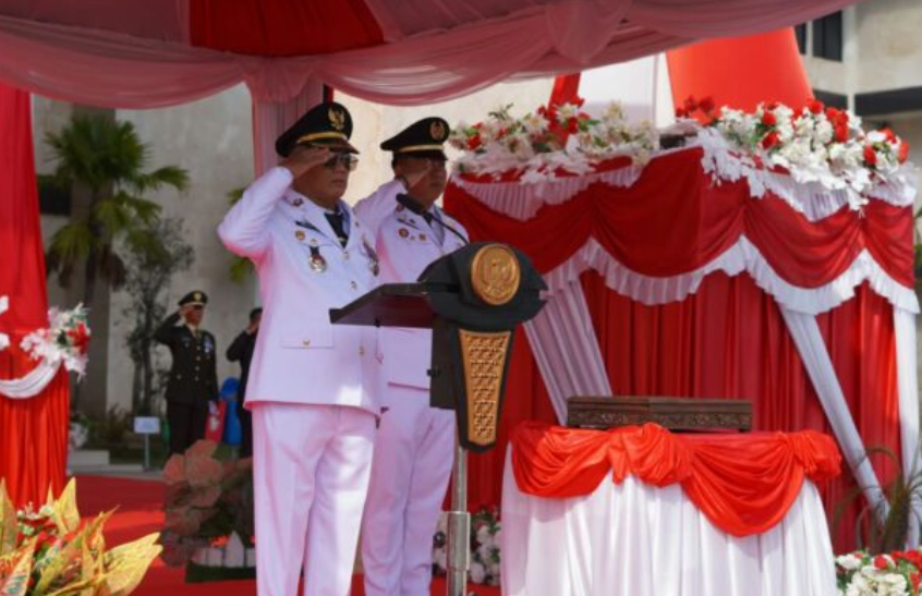 Detik-detik Upacara Peringatan HUT RI ke-81 Berlangsung Khidmat