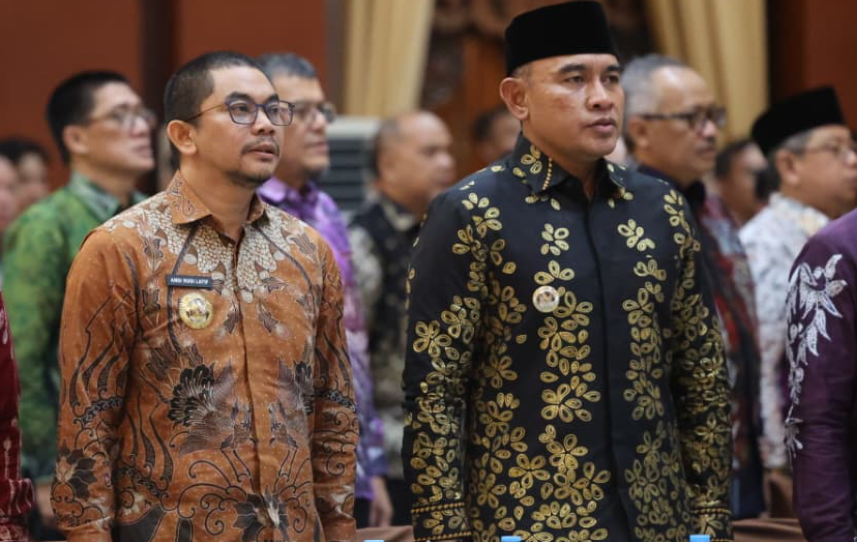 Bupati Andi Rudi Latif Hadiri Pisah Sambut Kajati Kalsel, Pentingnya Kolaborasi untuk Pembangunan