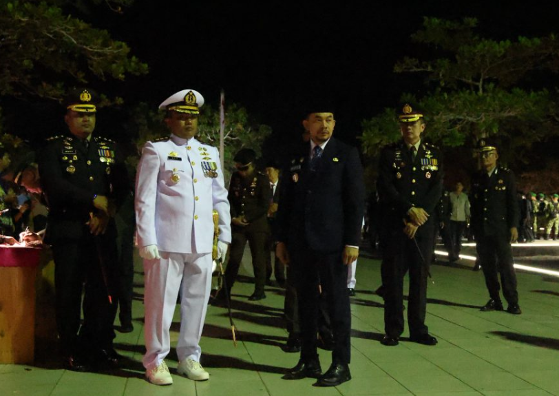 Apel Renungan Suci dan Ziarah Makam Pahlawan Mattone Peringati HUT RI ke-81